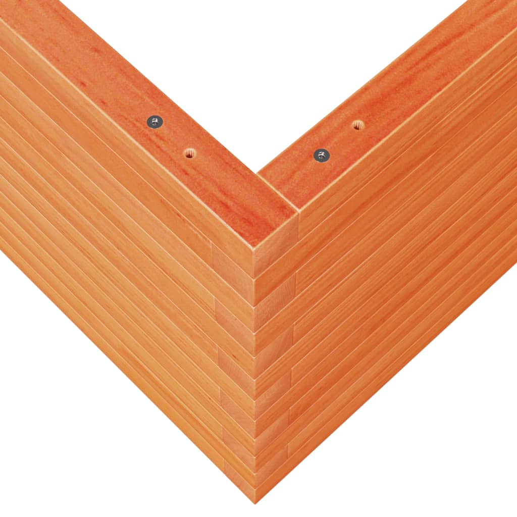 Vrtna sadilica voštano smeđe boje 60x60x45,5 cm od borovine