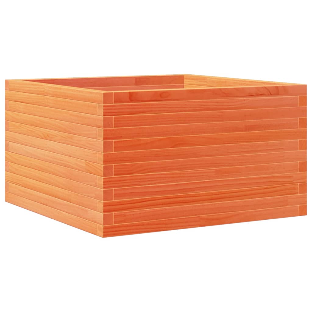 Vrtna sadilica voštano smeđe boje 80x80x45,5 cm od borovine
