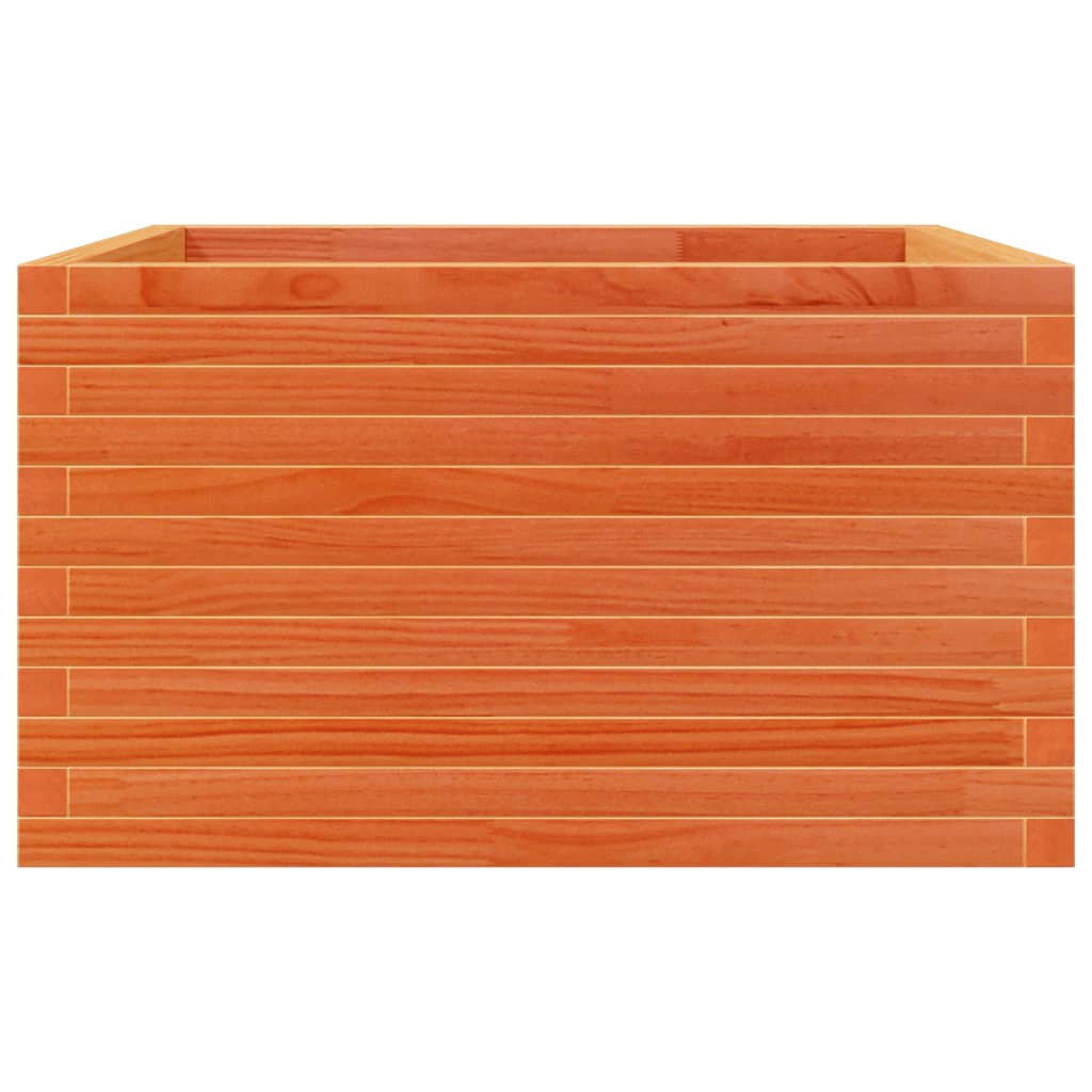 Vrtna sadilica voštano smeđe boje 80x80x45,5 cm od borovine