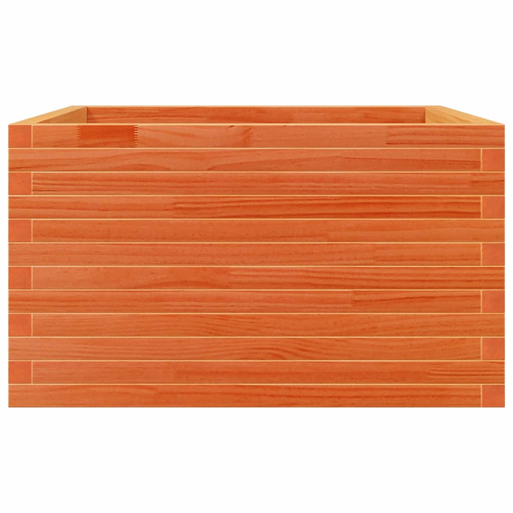 Vrtna sadilica voštano smeđe boje 80x80x45,5 cm od borovine