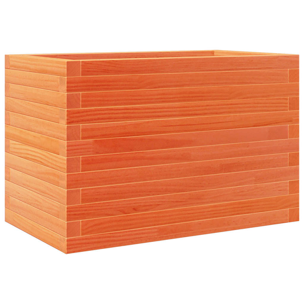 Vrtna sadilica voštano smeđe boje 70x40x45,5 cm od borovine