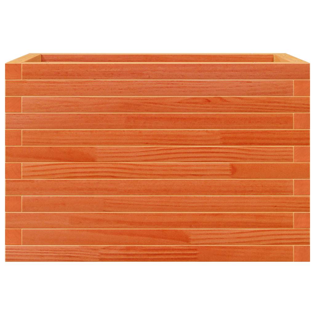 Vrtna sadilica voštano smeđe boje 70x40x45,5 cm od borovine
