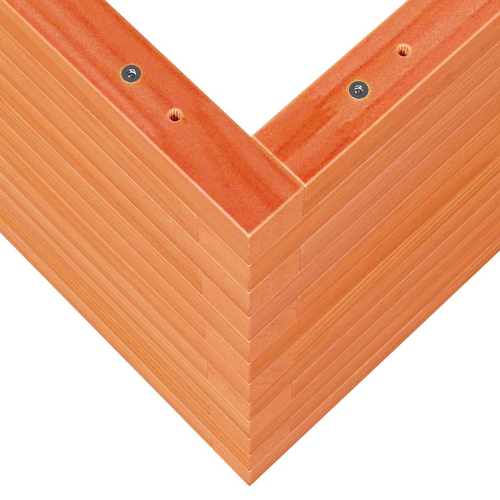 Vrtna sadilica voštano smeđe boje 70x40x45,5 cm od borovine