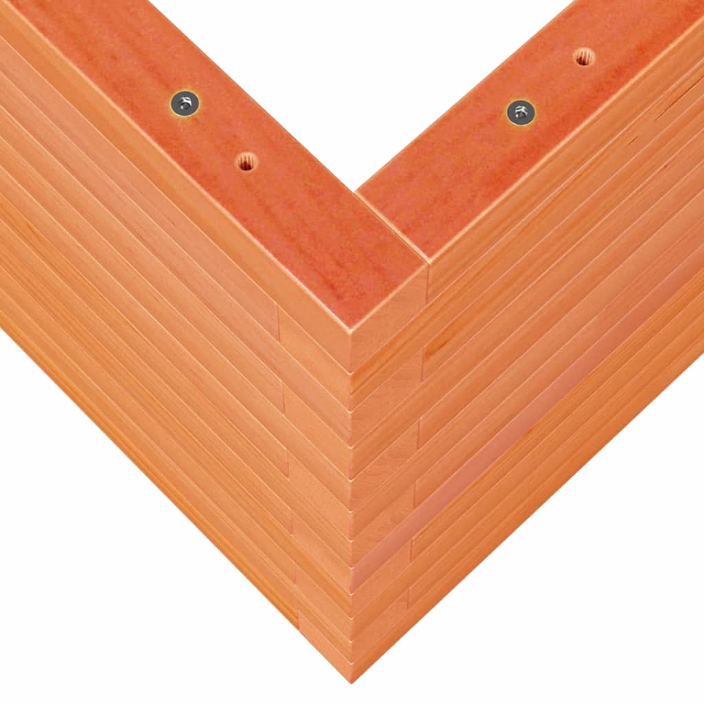 Vrtna sadilica voštano smeđa 110x40x45,5 cm masivna borovina