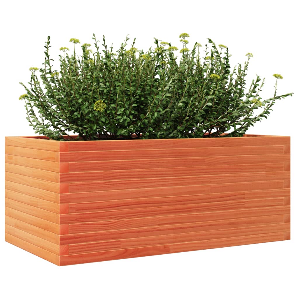 Vrtna sadilica voštano smeđe boje 110x60x45,5 cm od borovine
