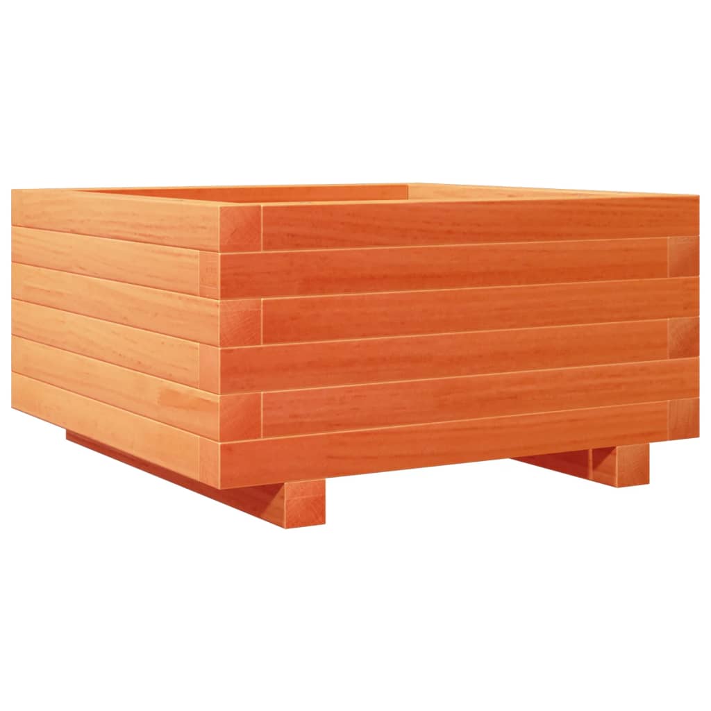 Vrtna sadilica voštano smeđe boje 50x50x26,5 cm od borovine