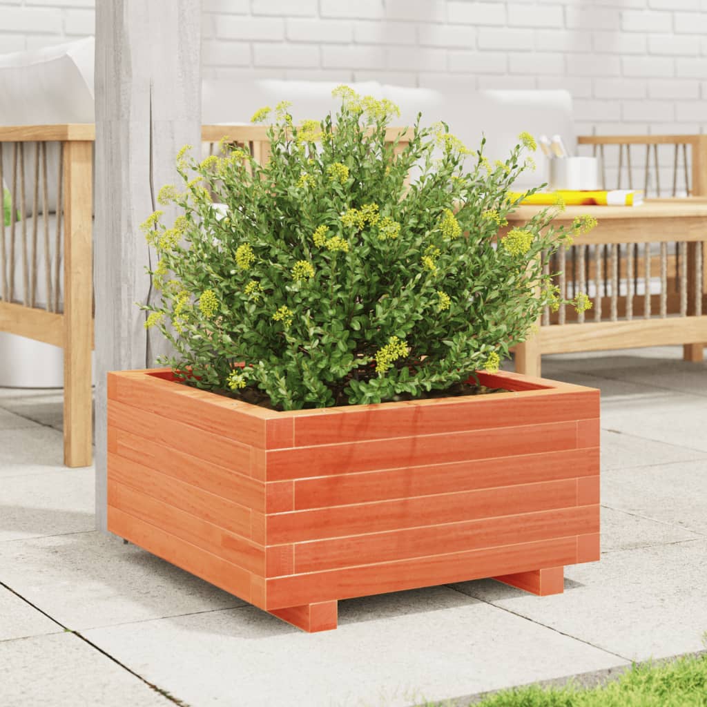 Vrtna sadilica voštano smeđe boje 50x50x26,5 cm od borovine