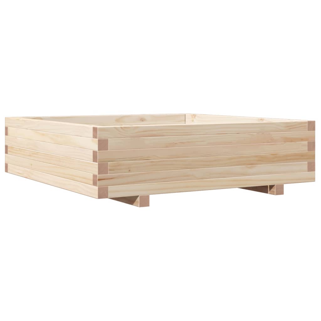 Vrtna sadilica 90x90x26,5 cm od masivne borovine