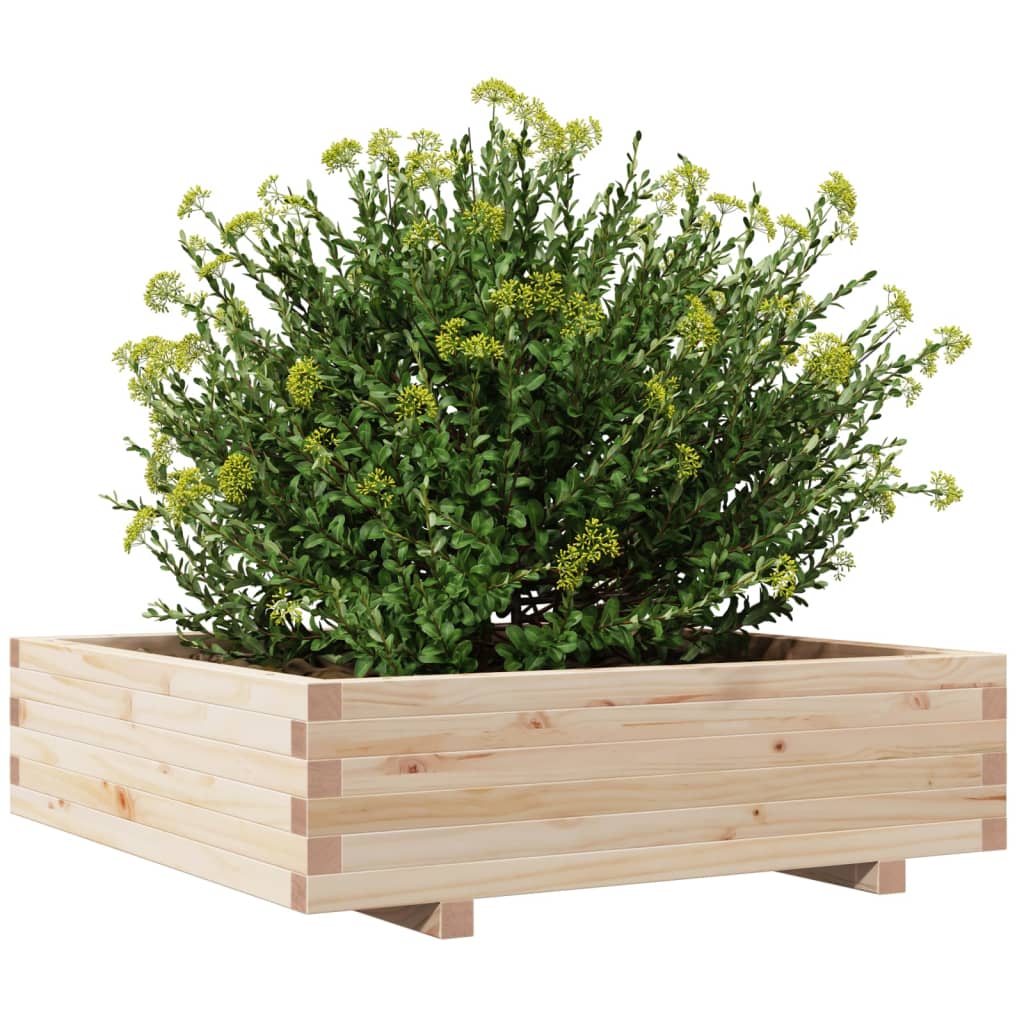 Vrtna sadilica 90x90x26,5 cm od masivne borovine
