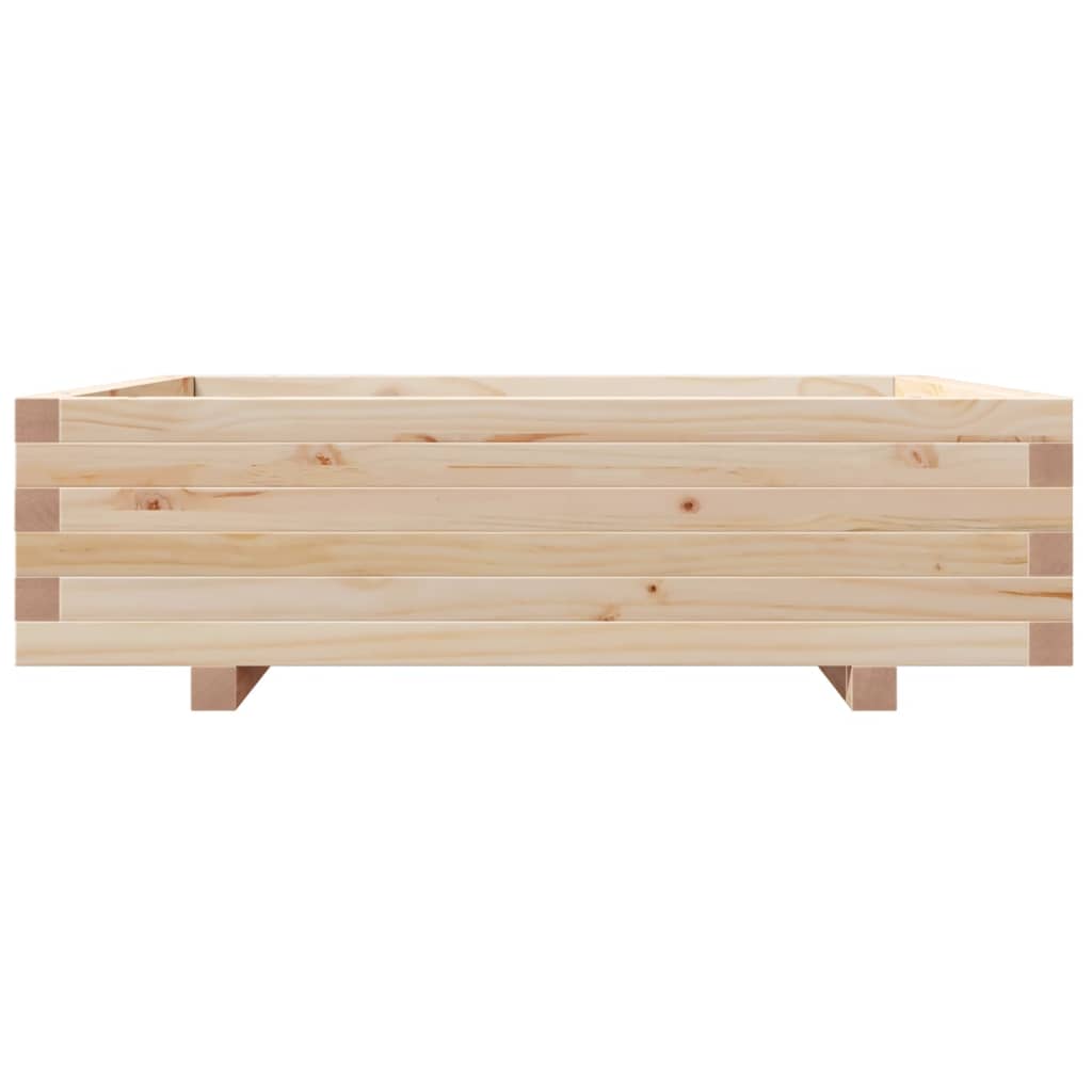Vrtna sadilica 90x90x26,5 cm od masivne borovine
