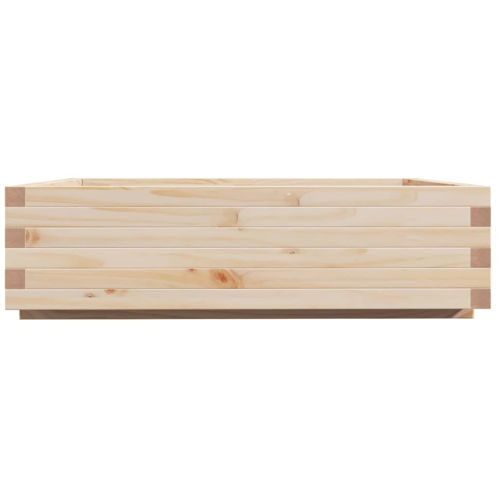 Vrtna sadilica 90x90x26,5 cm od masivne borovine