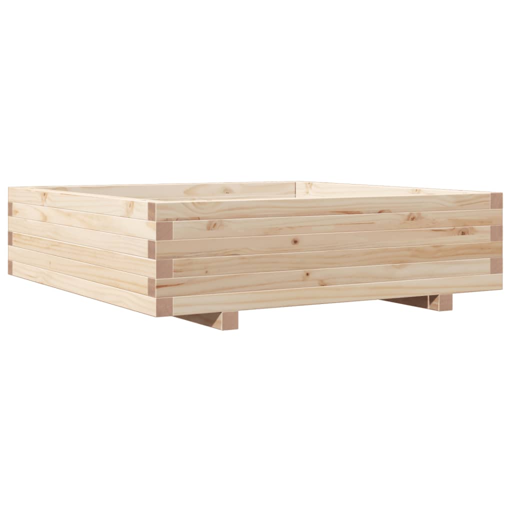 Vrtna sadilica 90x90x26,5 cm od masivne borovine
