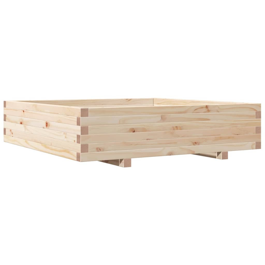 Vrtna sadilica 100x100x26,5 cm od masivne borovine