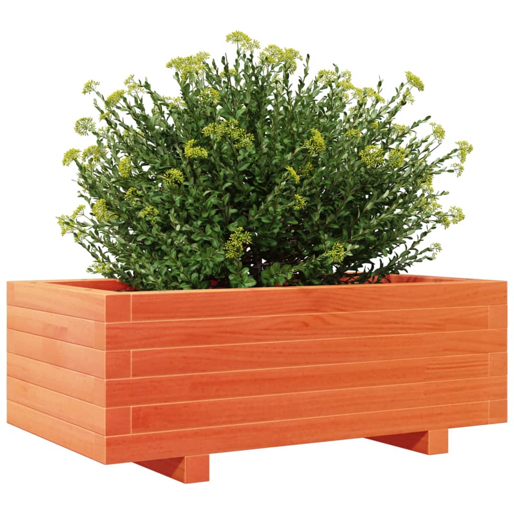 Vrtna sadilica voštano smeđa 70 x 40 x 26,5 cm masivna borovina