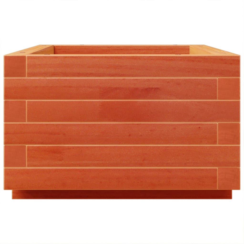 Vrtna sadilica voštano smeđa 70 x 40 x 26,5 cm masivna borovina