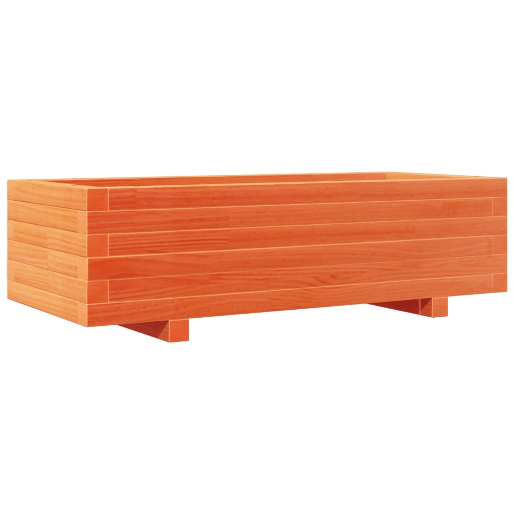 Vrtna sadilica voštano smeđe boje 90x40x26,5 cm od borovine