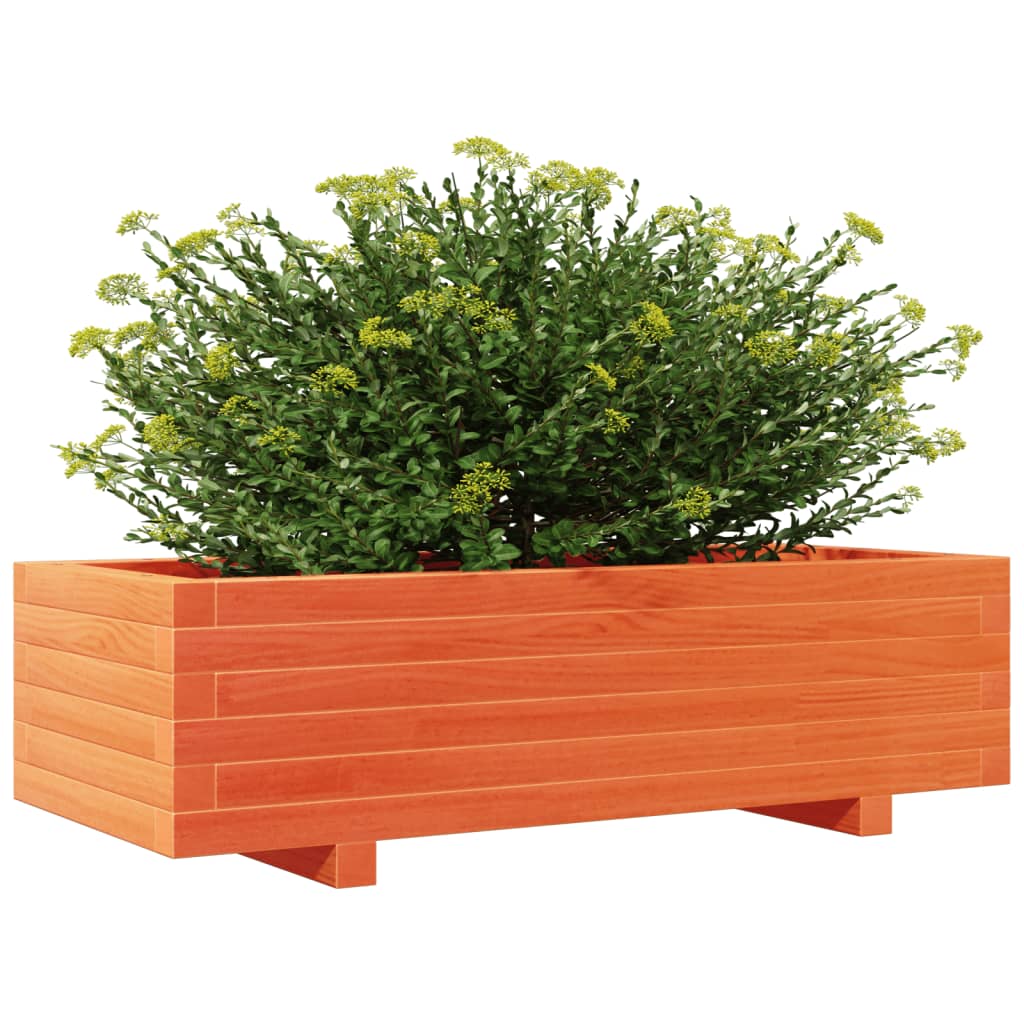 Vrtna sadilica voštano smeđe boje 90x40x26,5 cm od borovine