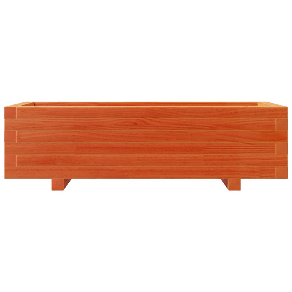 Vrtna sadilica voštano smeđe boje 90x40x26,5 cm od borovine