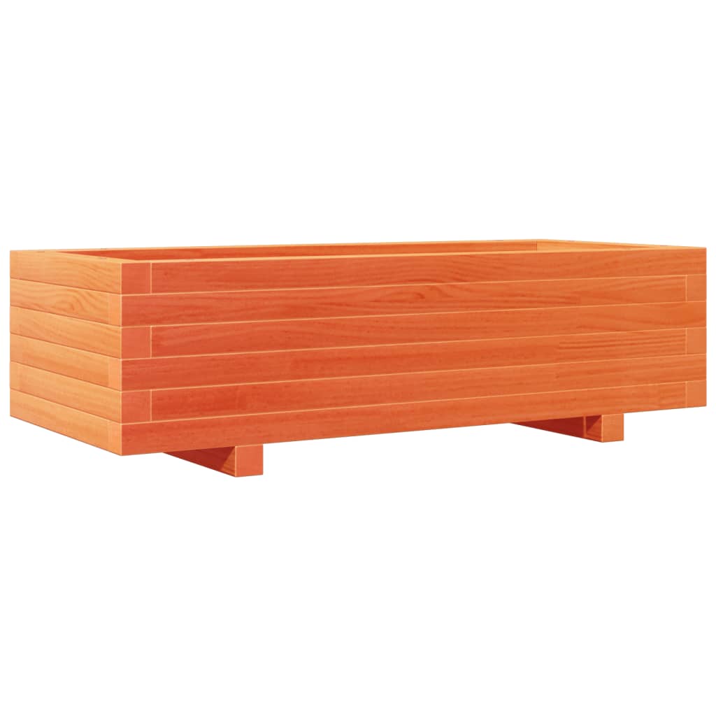 Vrtna sadilica voštano smeđe boje 90x40x26,5 cm od borovine