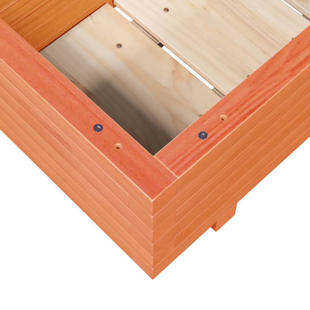 Vrtna sadilica voštano smeđe boje 90x40x26,5 cm od borovine