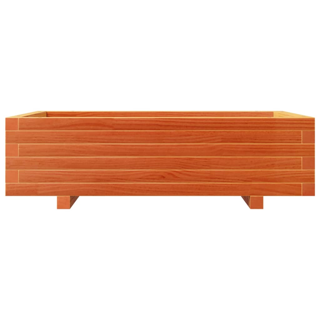 Vrtna sadilica voštano smeđa 90 x 60 x 26,5 cm masivna borovina