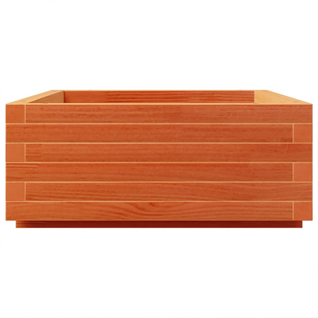 Vrtna sadilica voštano smeđa 90 x 60 x 26,5 cm masivna borovina