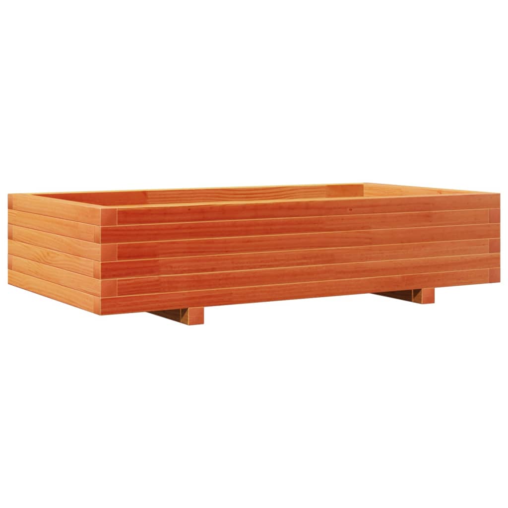 Vrtna sadilica voštano smeđe boje 110x60x26,5 cm od borovine