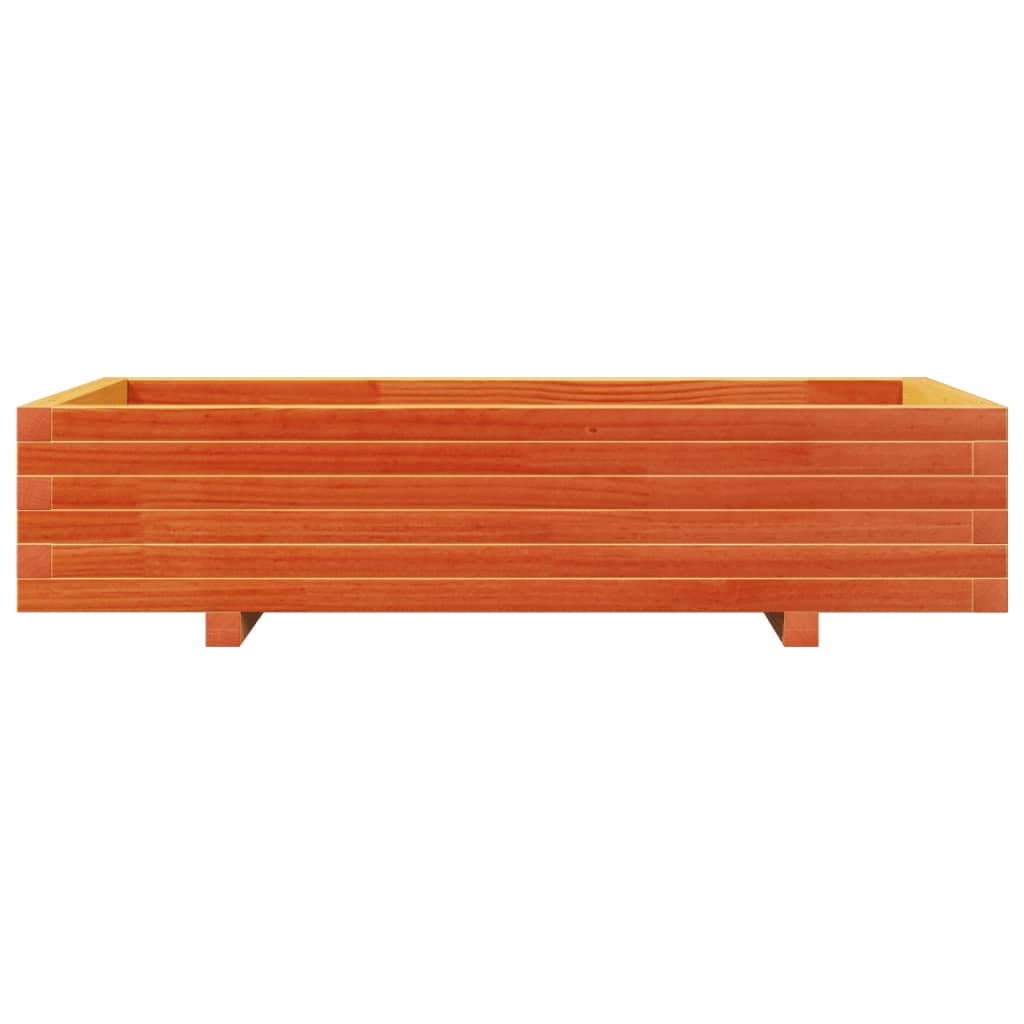 Vrtna sadilica voštano smeđe boje 110x60x26,5 cm od borovine