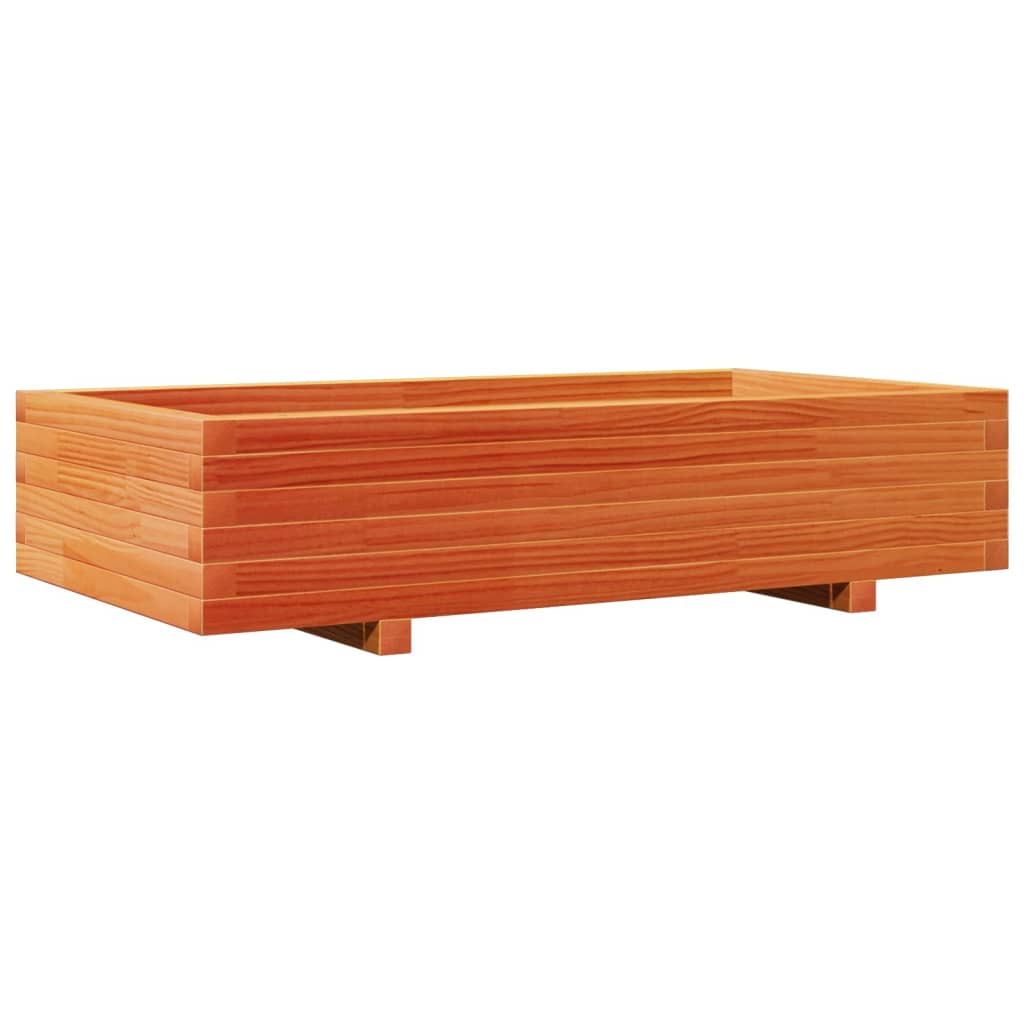 Vrtna sadilica voštano smeđe boje 110x60x26,5 cm od borovine