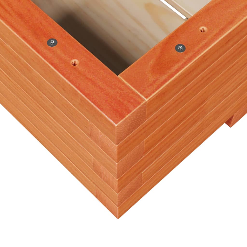 Vrtna sadilica voštano smeđe boje 110x60x26,5 cm od borovine