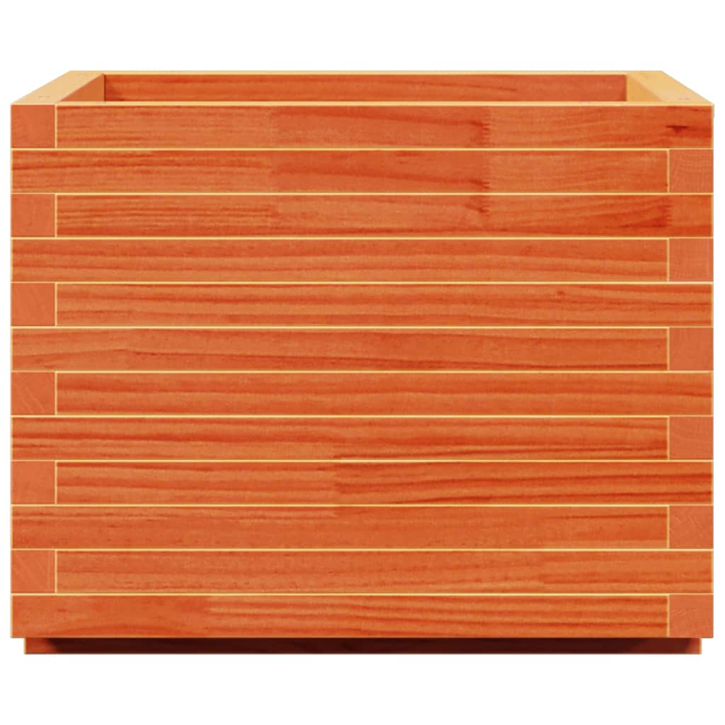 Vrtna sadilica voštano smeđe boje 60x60x49,5 cm od borovine
