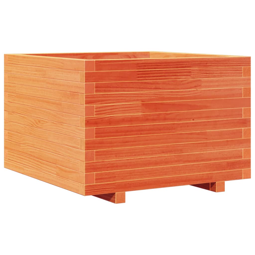 Vrtna sadilica voštano smeđe boje 70x70x49,5 cm od borovine
