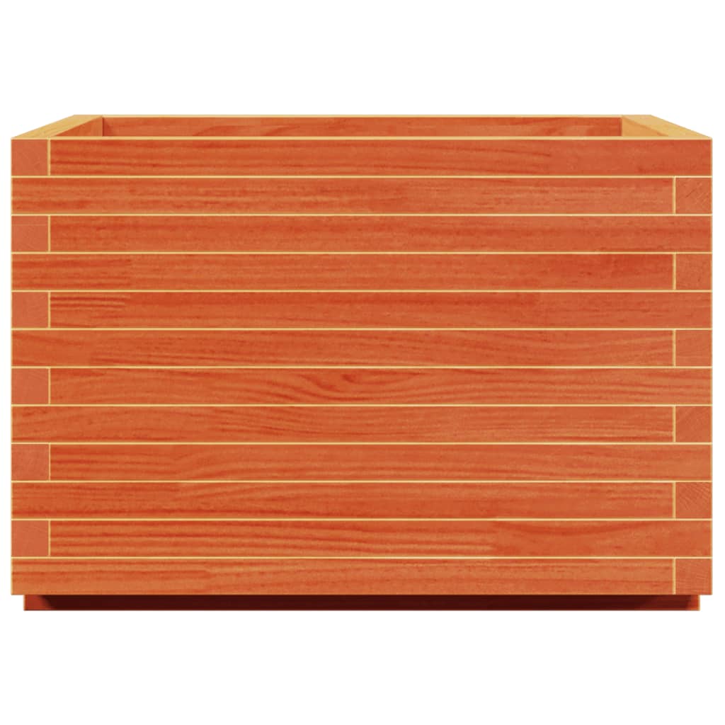 Vrtna sadilica voštano smeđe boje 70x70x49,5 cm od borovine