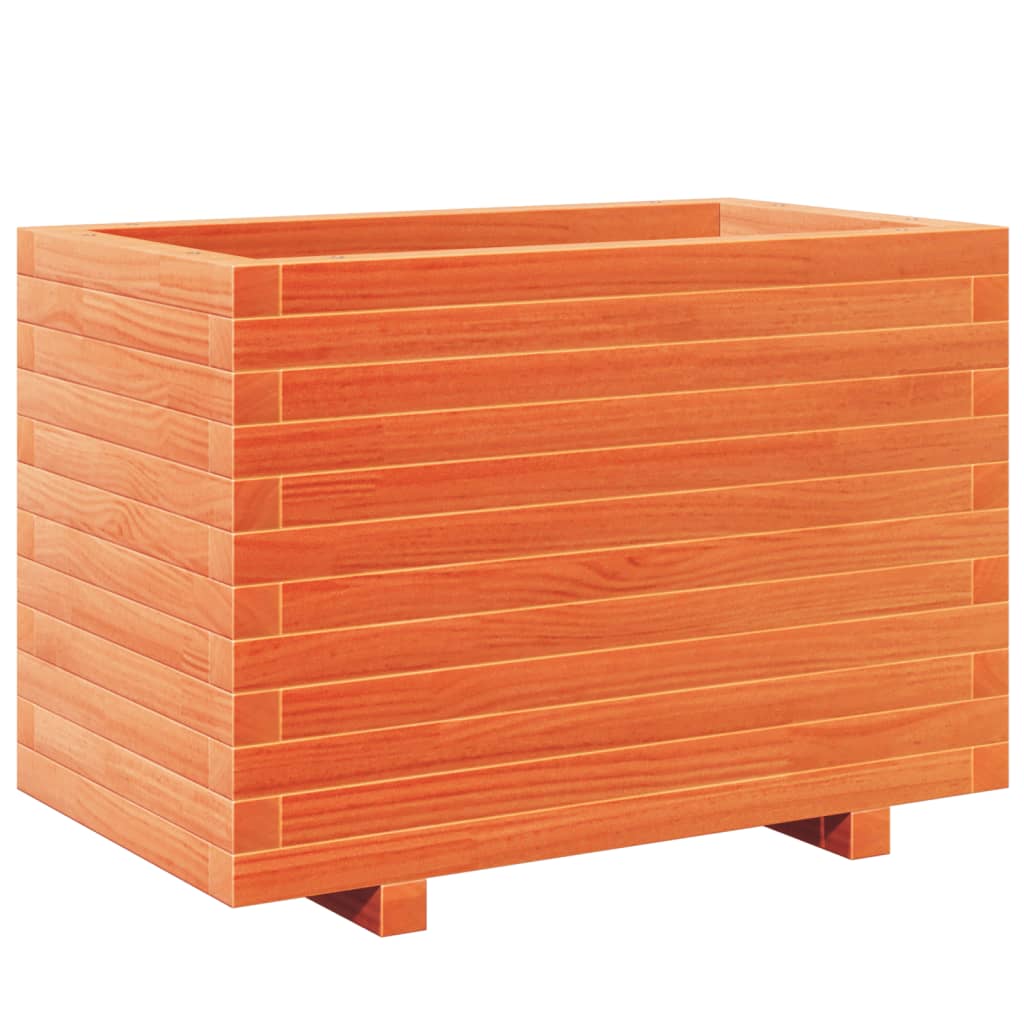 Vrtna sadilica voštano smeđe boje 70x40x49,5 cm od borovine