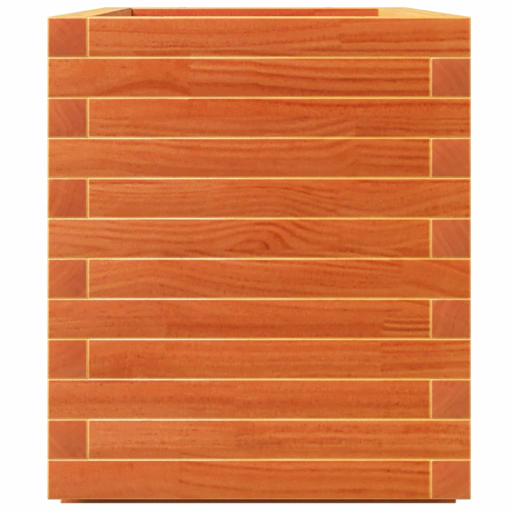 Vrtna sadilica voštano smeđe boje 70x40x49,5 cm od borovine