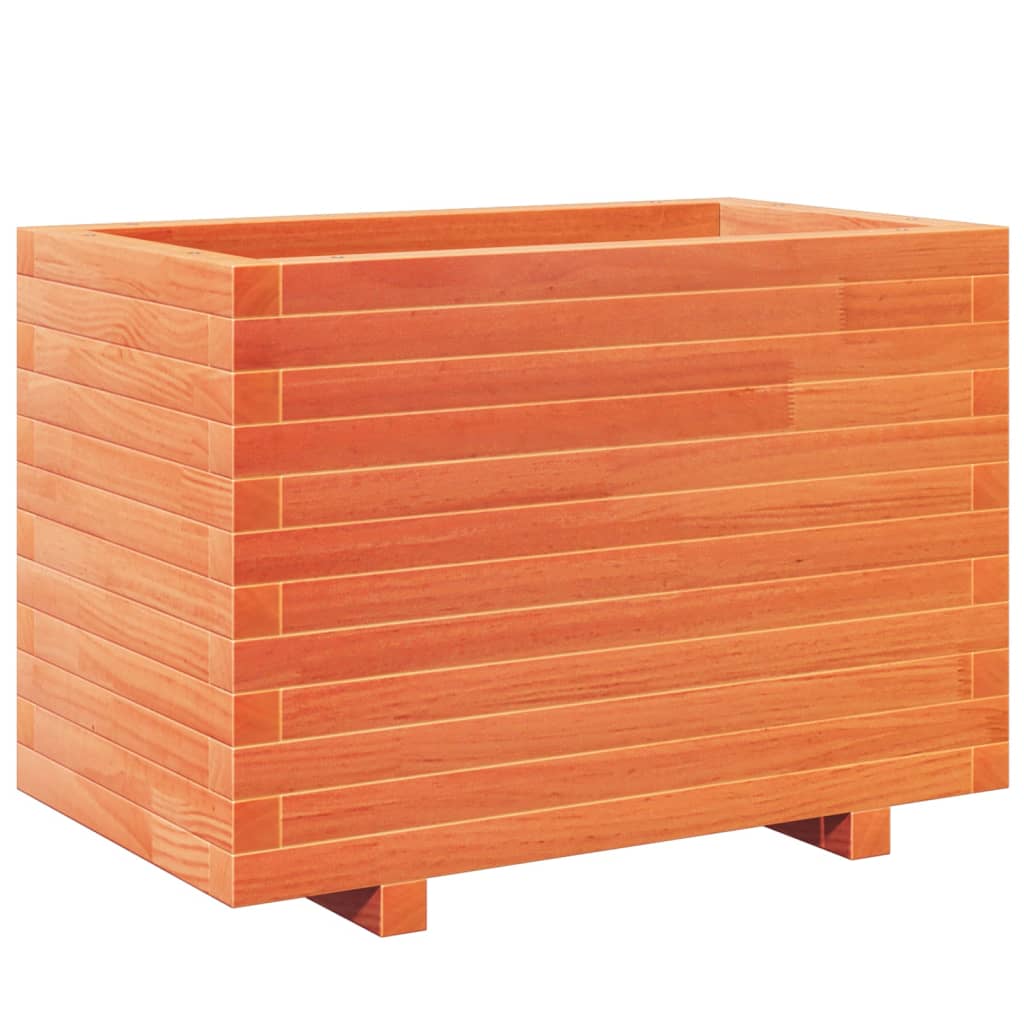 Vrtna sadilica voštano smeđe boje 70x40x49,5 cm od borovine