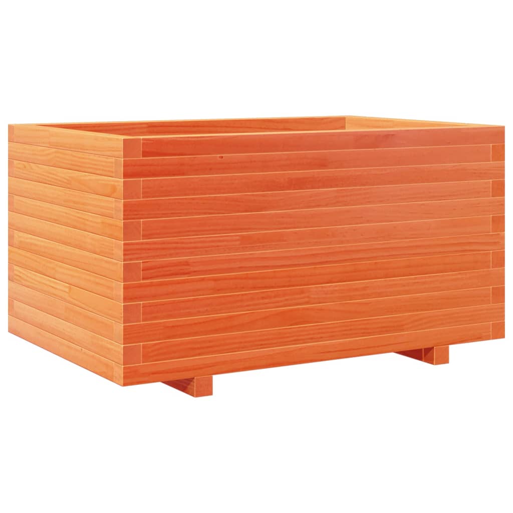Vrtna sadilica voštano smeđe boje 90x60x49,5 cm od borovine