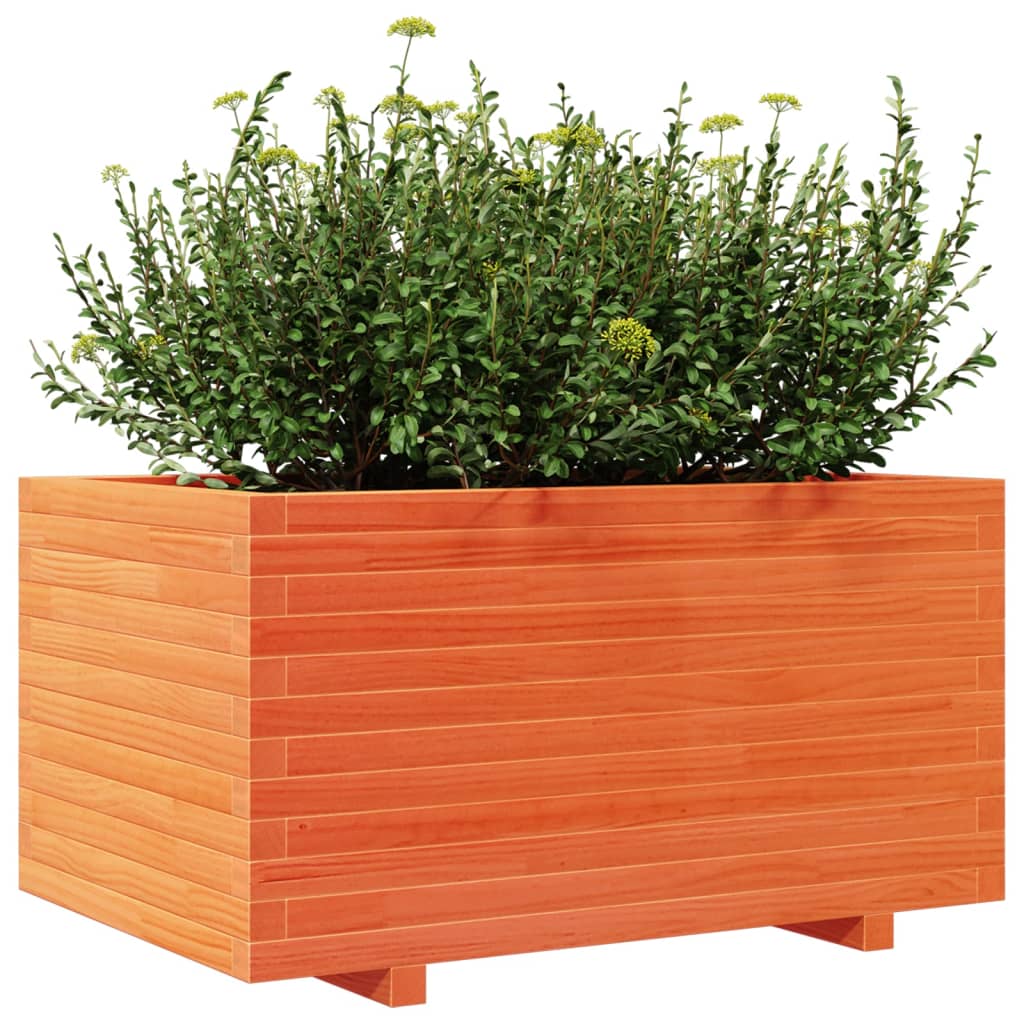 Vrtna sadilica voštano smeđe boje 90x60x49,5 cm od borovine