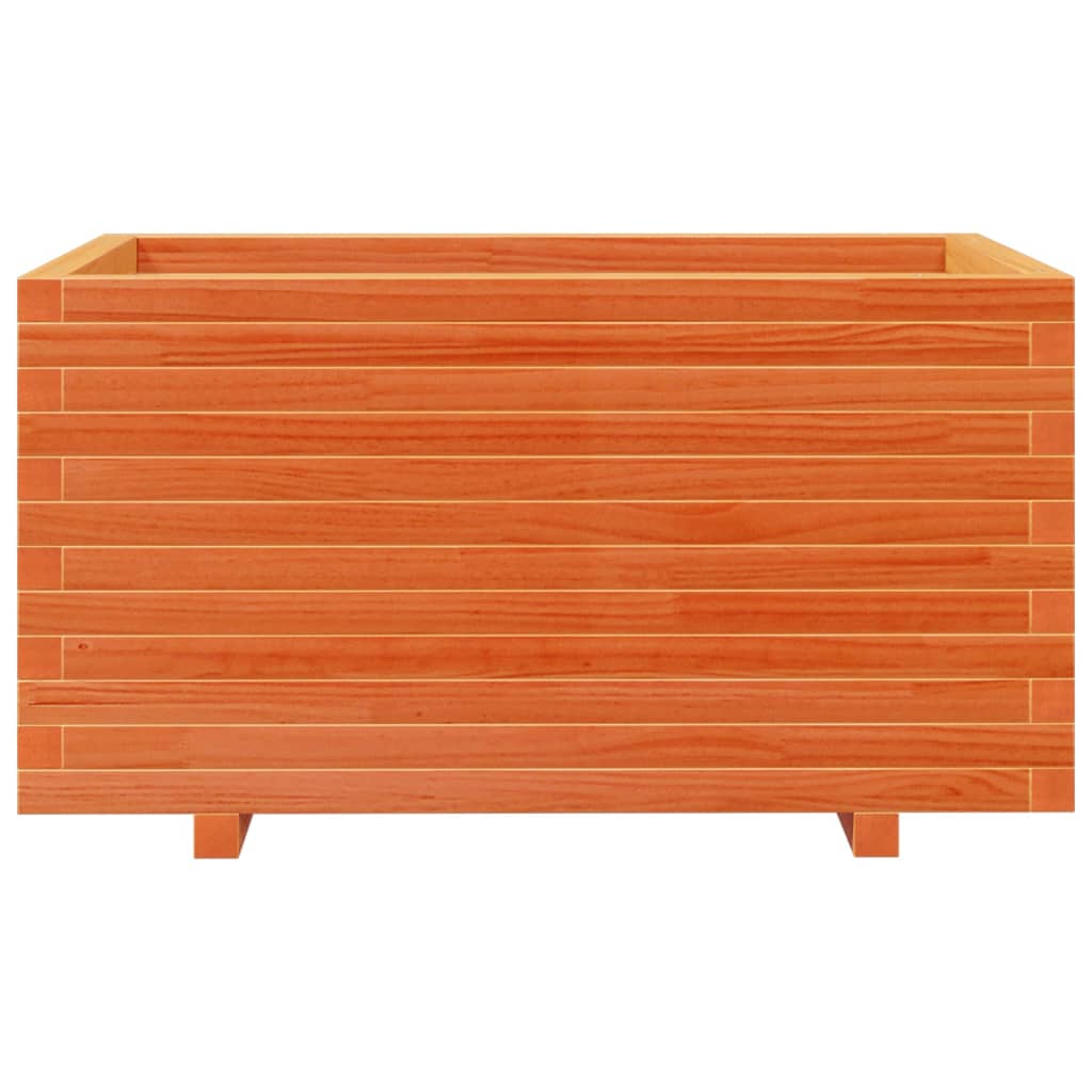 Vrtna sadilica voštano smeđe boje 90x60x49,5 cm od borovine