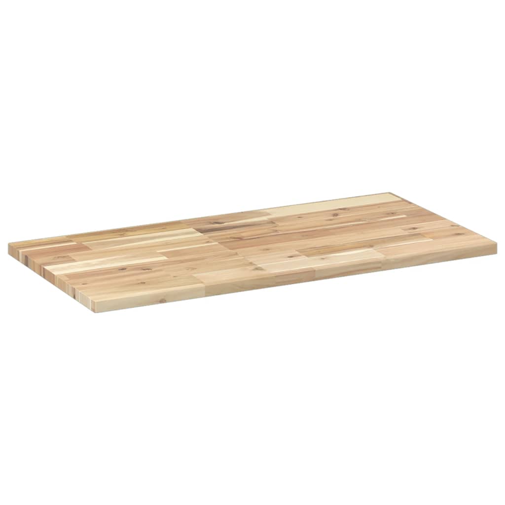 Stolna ploča 100x40x2 cm pravokutna od masivnog drva bagrema