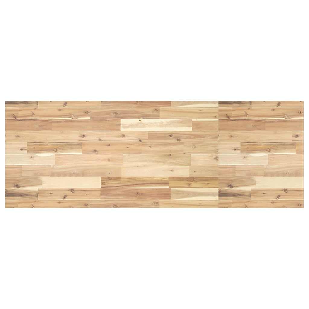 Stolna ploča 140x50x2 cm pravokutna od masivnog drva bagrema