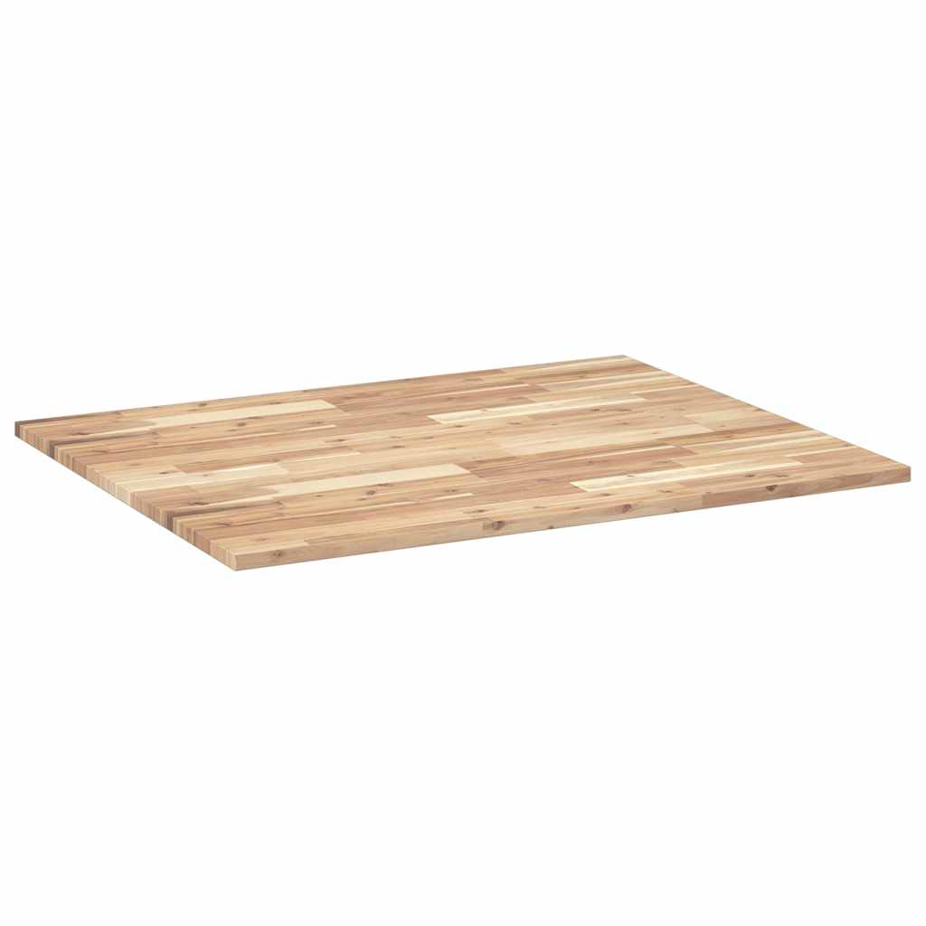 Stolna ploča 100x80x2 cm pravokutna od masivnog drva bagrema