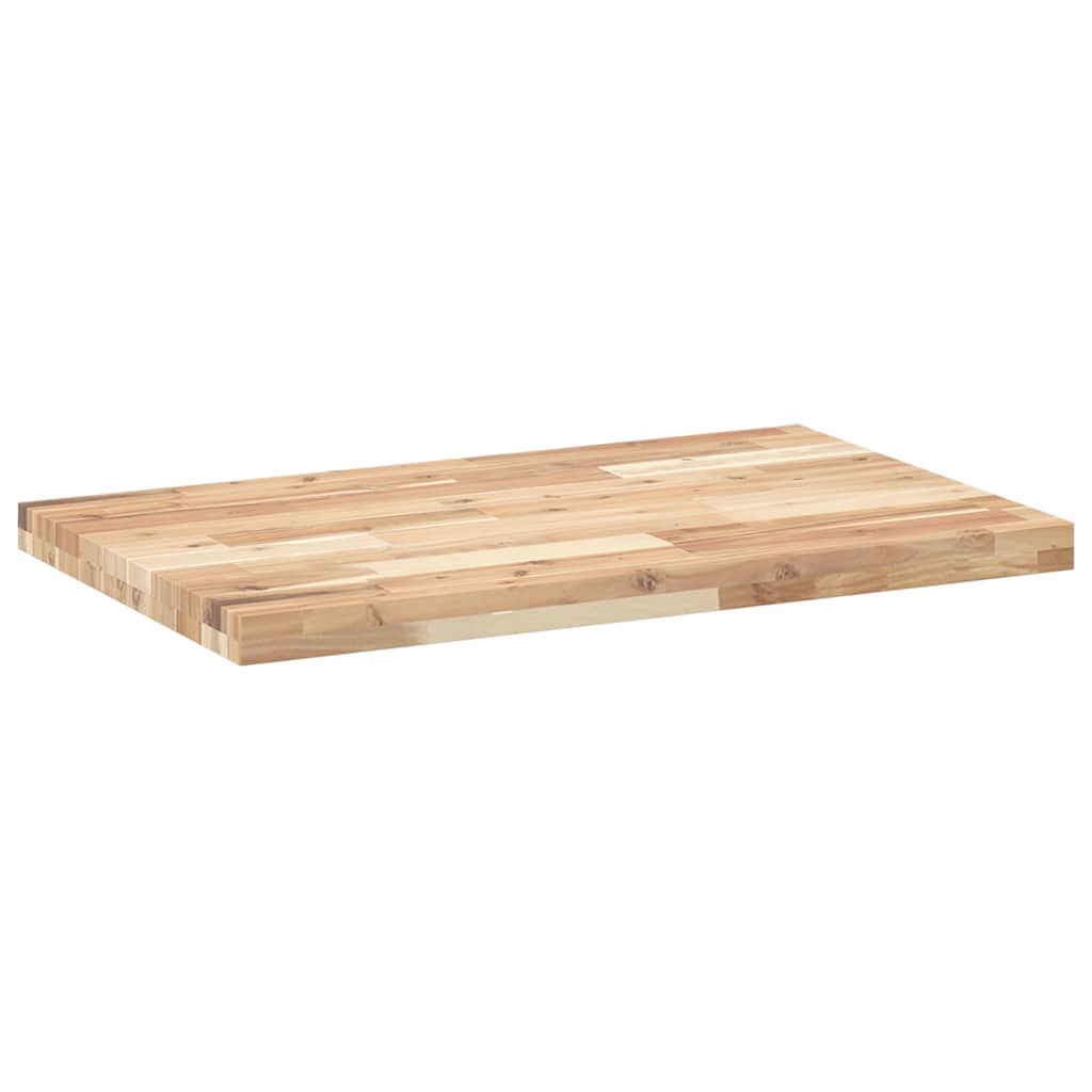 Stolna ploča 120x50x4 cm pravokutna od masivnog drva bagrema