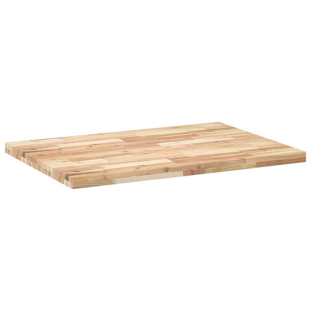 Stolna ploča 100x70x4 cm pravokutna od masivnog drva bagrema