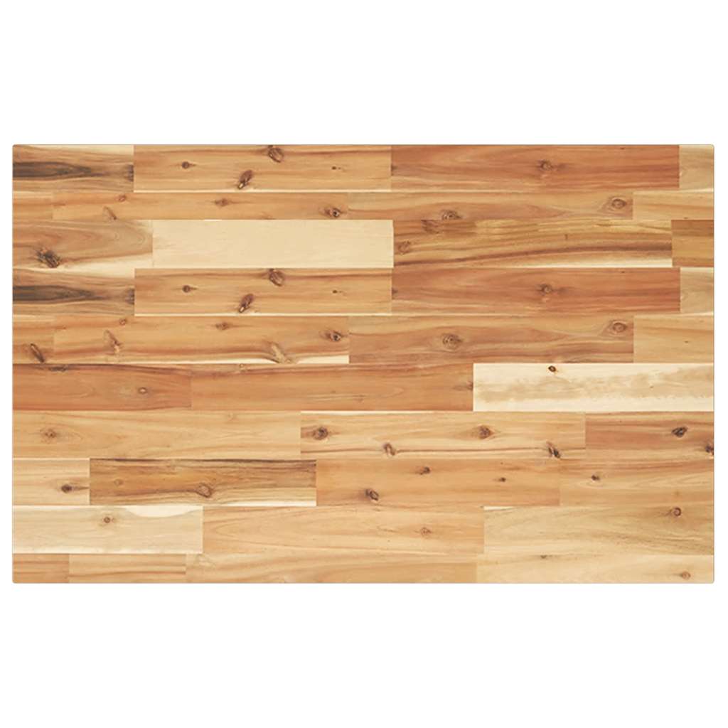 Stolna ploča 80 x 50 x 2 cm pravokutna od masivnog drva bagrema