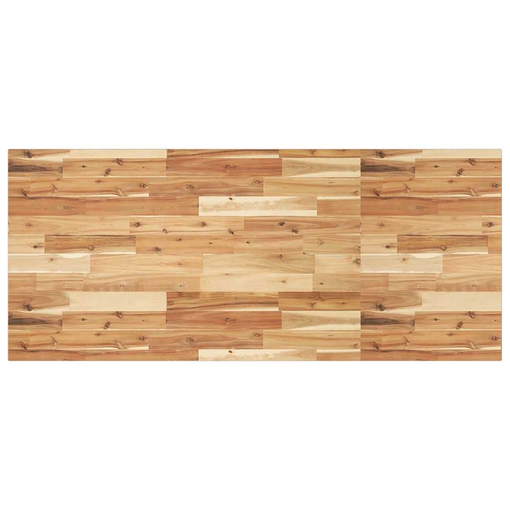 Stolna ploča 120x60x2 cm pravokutna od masivnog drva bagrema