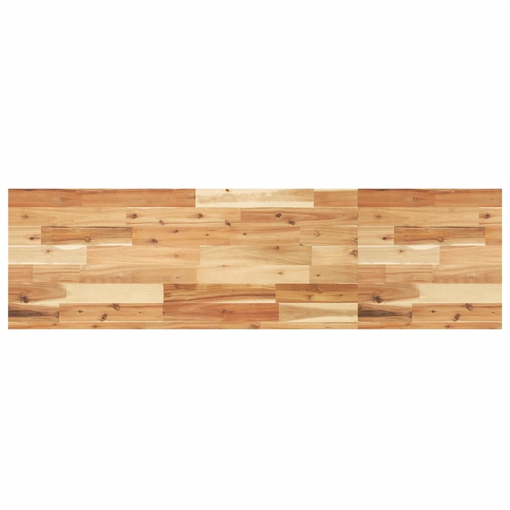 Stolna ploča 120x40x4 cm pravokutna od masivnog drva bagrema