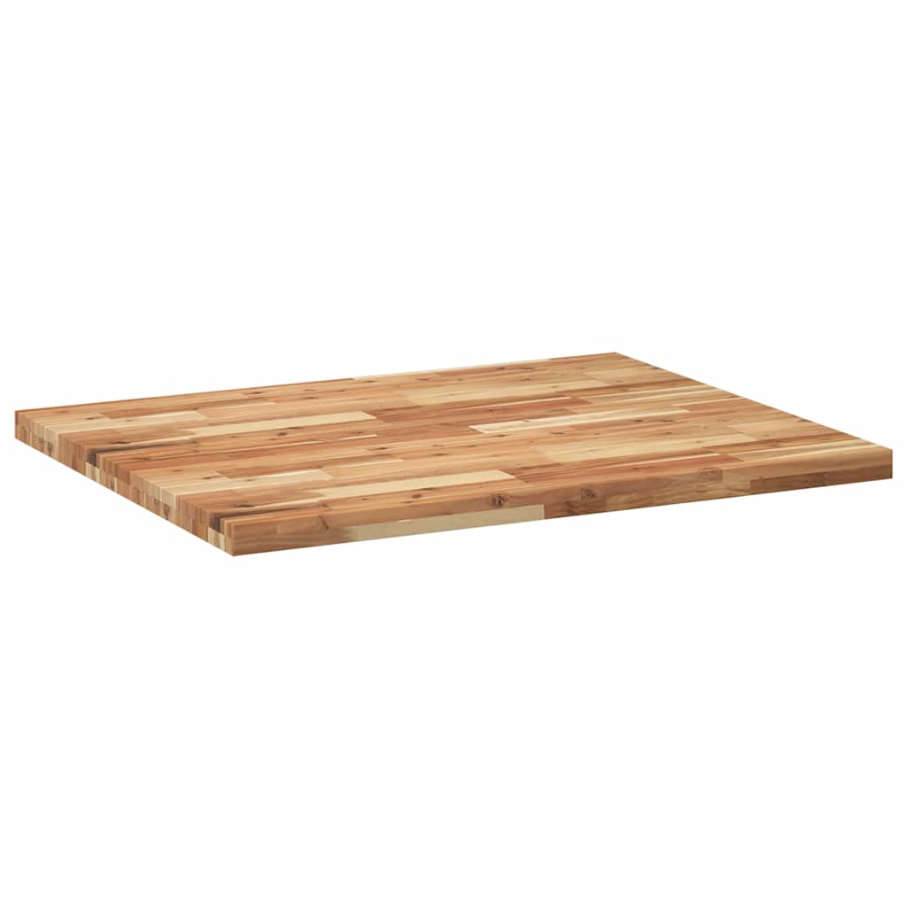 Stolna ploča 100x80x4 cm pravokutna od masivnog drva bagrema