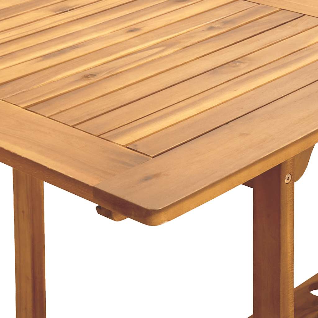 7-dijelni vrtni blagovaonski set antracit od tkanine i drva