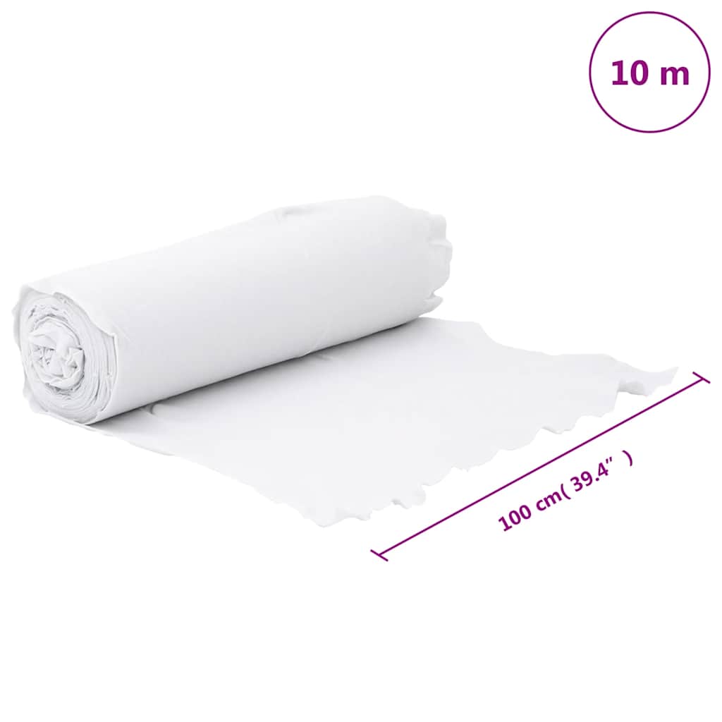 Geotekstilna opna bijela 1 x 10 m od poliesterskih vlakana